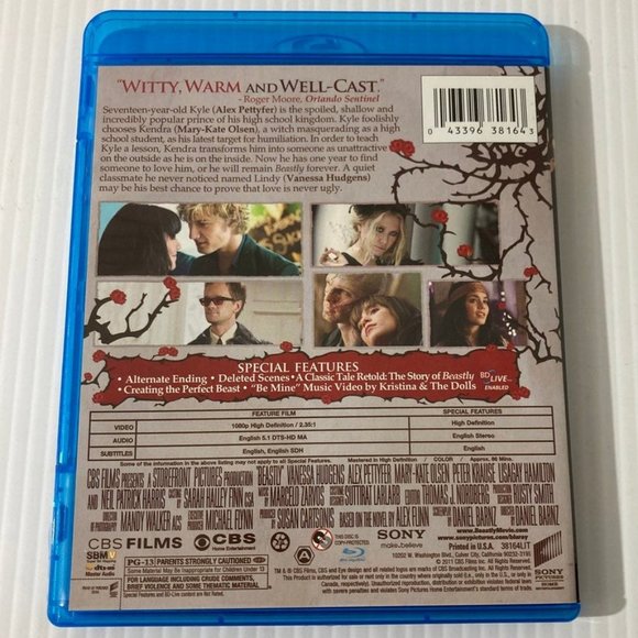 Beastly (Blu-ray, 2011) - Picture 3 of 3